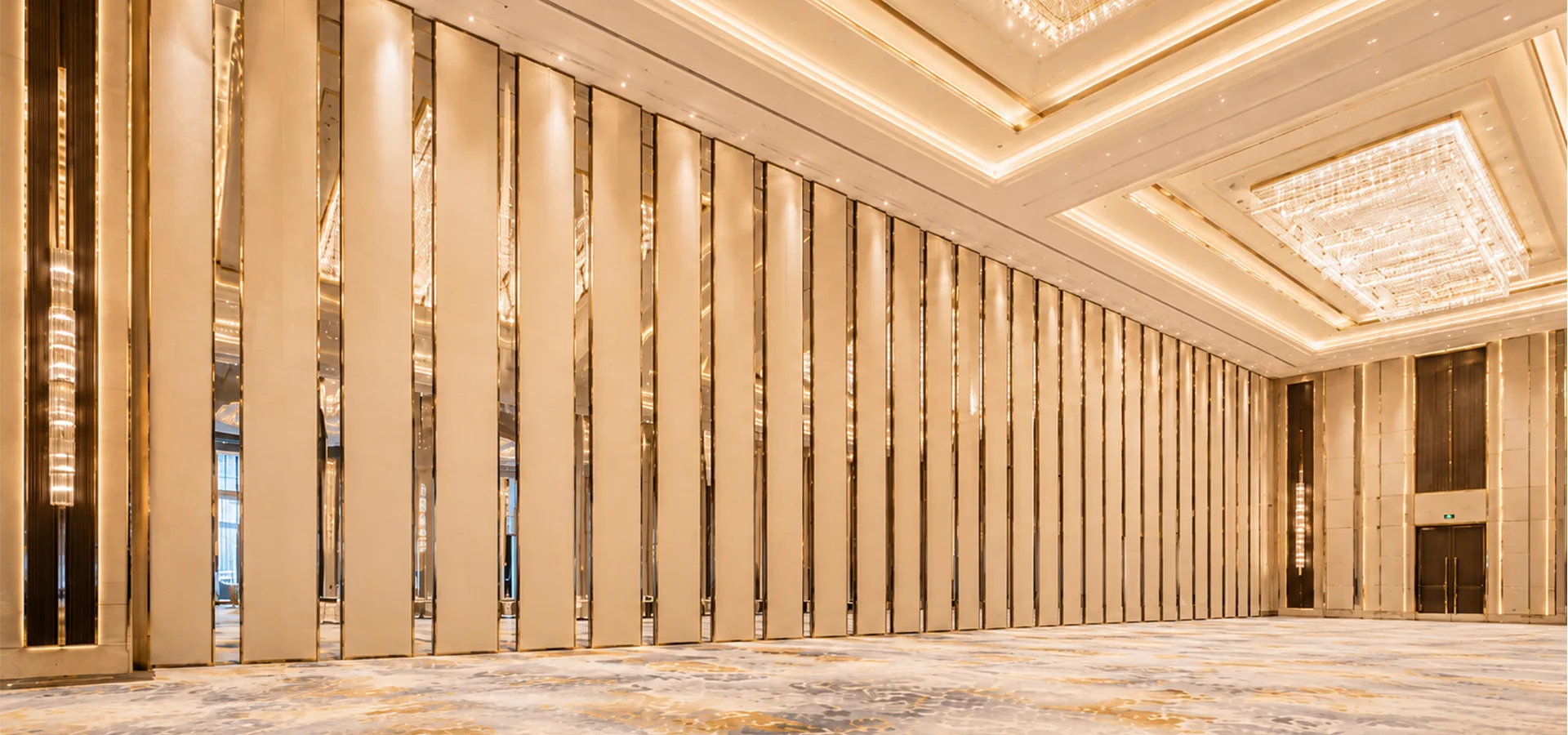 EBUNGE movable partition wall manufacturer for large commercial spaces