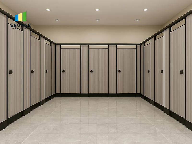 HPL toilet partition cubicle for commercial washrooms