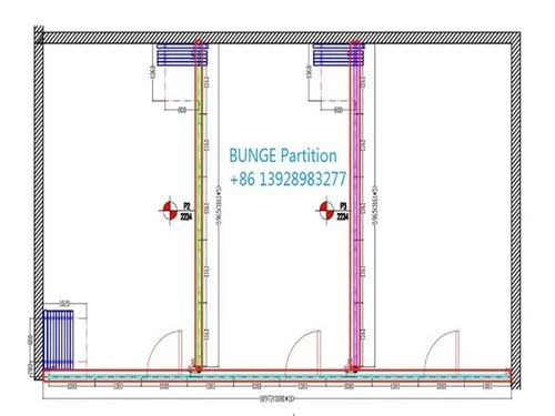 USA commercial movable partition wall project